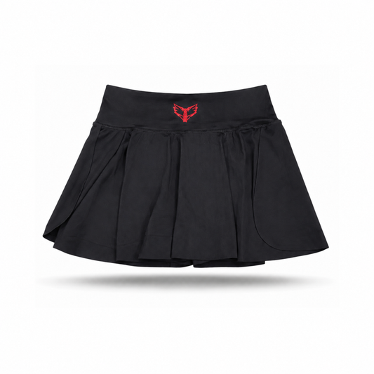 DEVISION®️ RAVE SKIRT RED LOGO