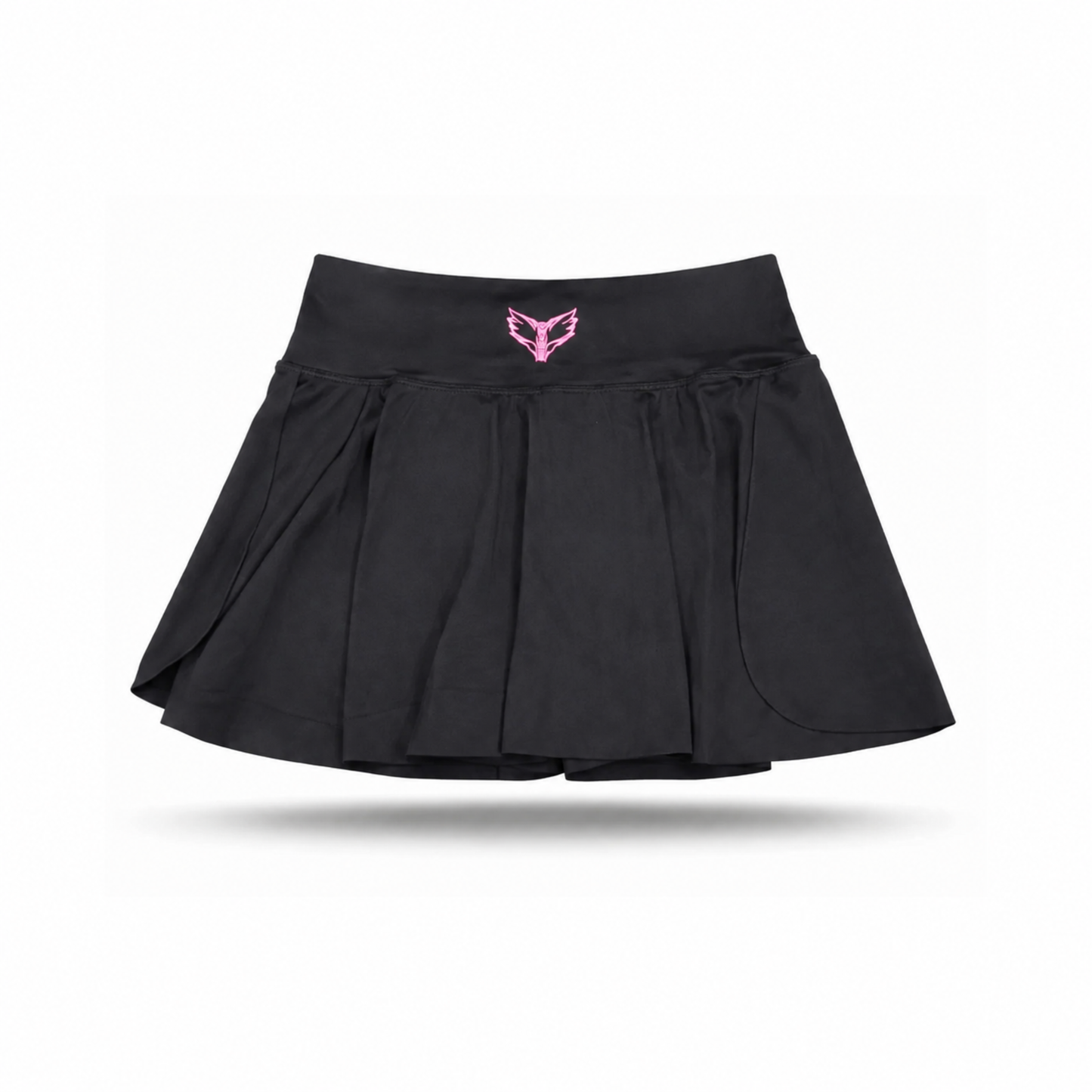 DEVISION®️ FALDA RAVE CON LOGO ROSA