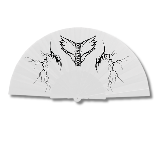 DEVISION®️ HAND FAN WHITE